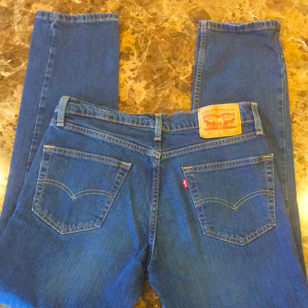 Mens Levi’s 511 Slim-Fit Tapered Leg Jeans W31 L30